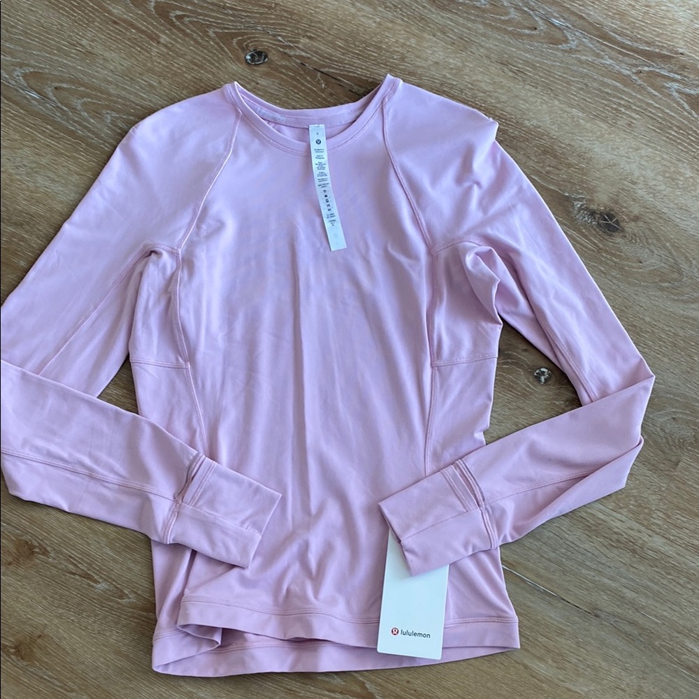 Lululemon Pink Long Sleeve Top rulu run